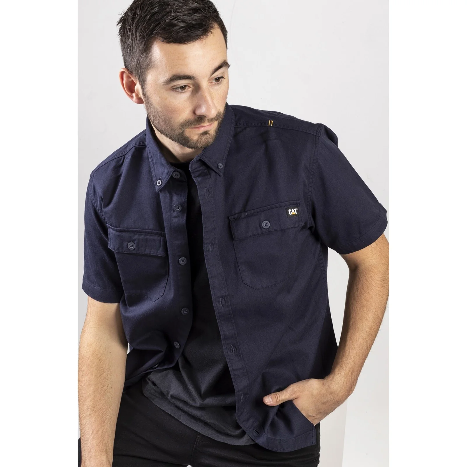 CAT Button Up S/S Shirt - Image 8
